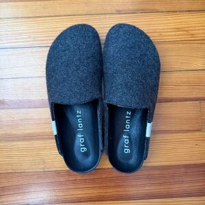 Graf Lantz Haus Gray Merino Wool Clog